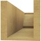 Ekena Millwork 6in. W x 6in. H x 24in. L Burlington Woodgrain TimberThane Rafter Tail, Primed Tan RFTUR06X06X24BURRCPR - alternate 3